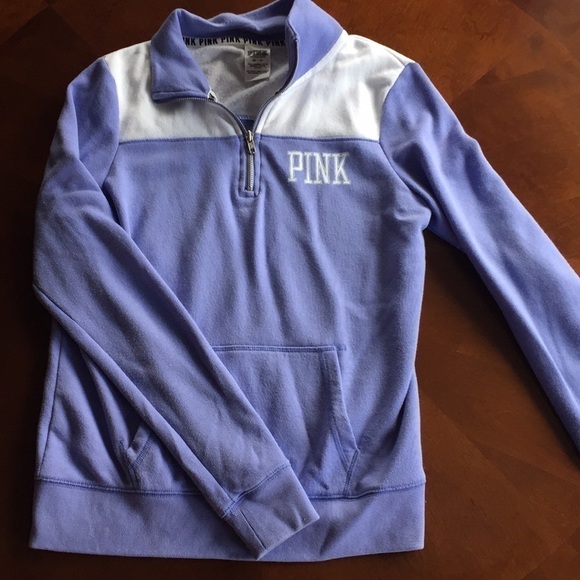 PINK Victoria's Secret Tops - VS Pink 1/4 Zip Sweatshirt